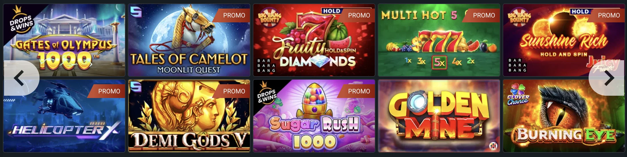 Jeux de casino disponibles sur Betandyou